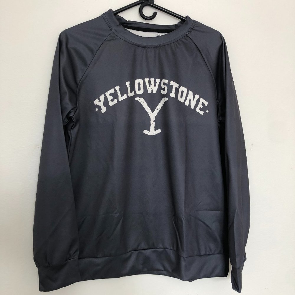 "YELLOWSTONE"  JERSEY  SWEATSHIRT WESTERN